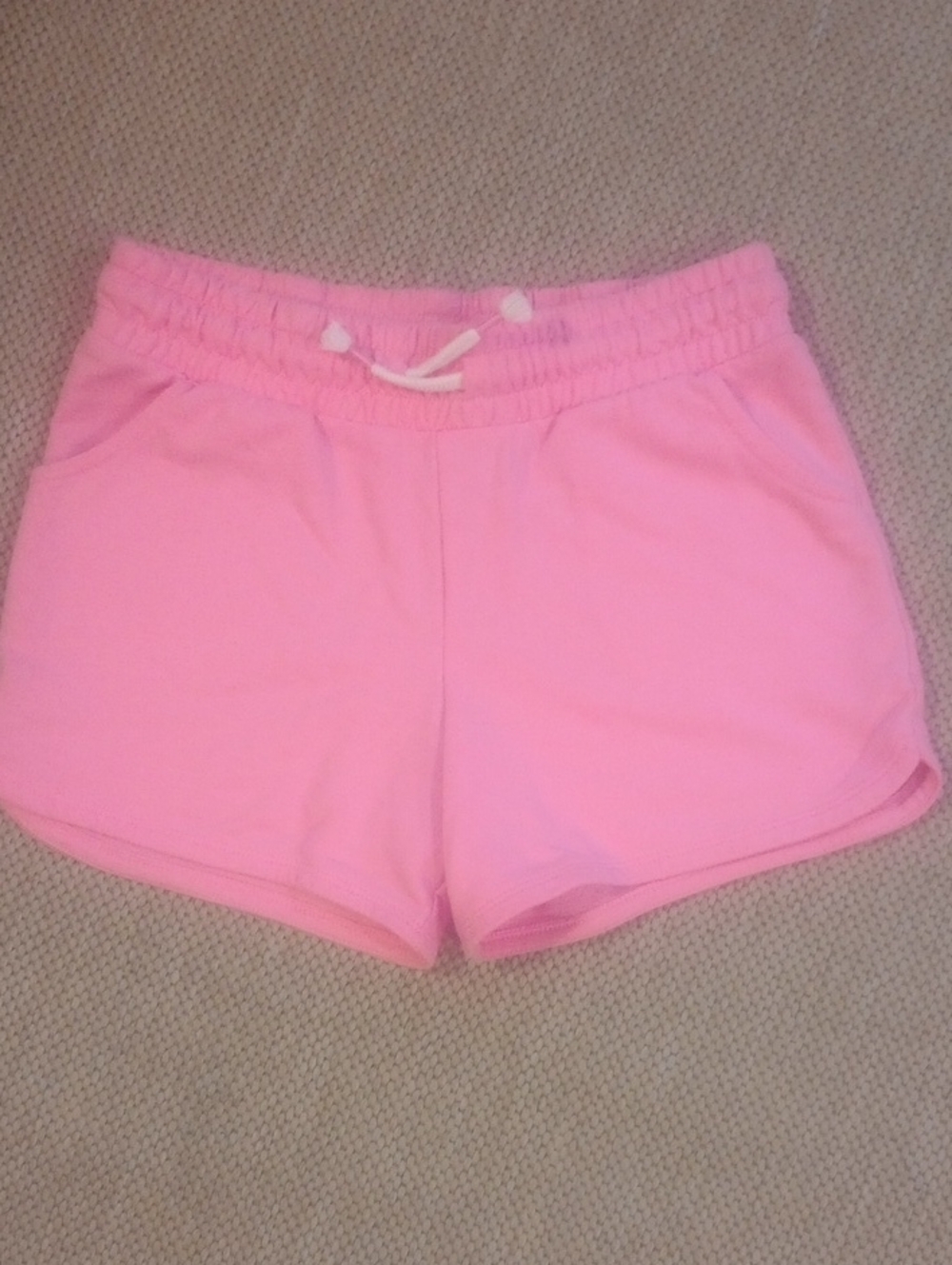 Price🔽 Cat & Jack Pink, Lavender and Light Gray Girls' Casual Shorts - Picture 4 of 10